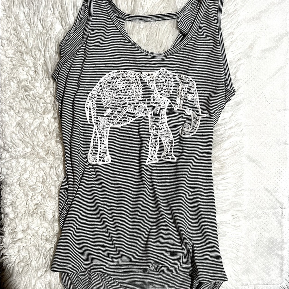 Elephant 🐘 Summer Striped Tank